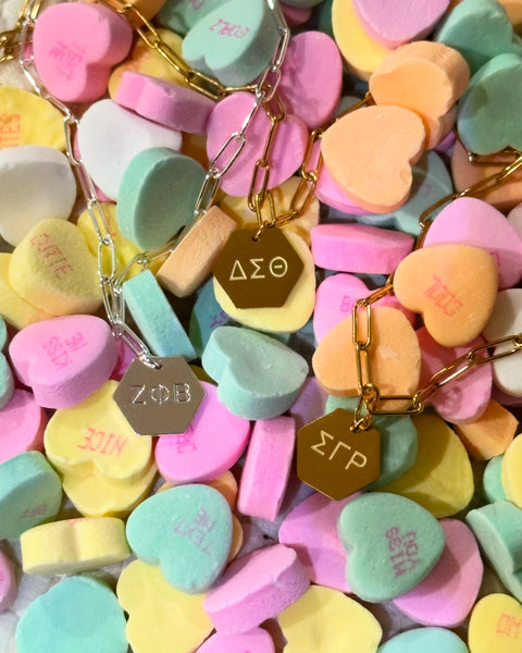 Sorority Paperclip Necklace