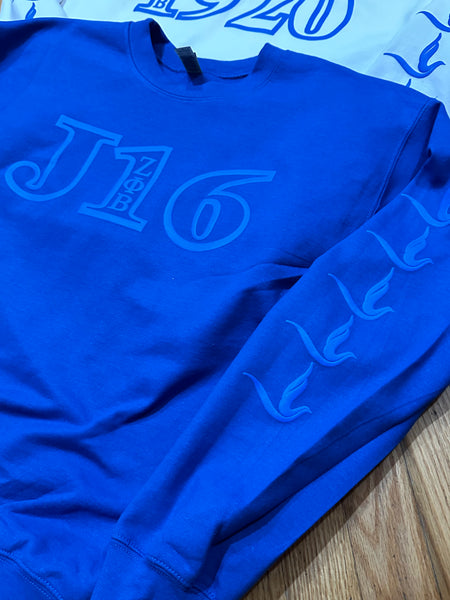 Zeta 1920 or J16 Puff Print Sweatshirt