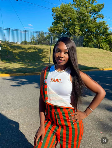 FAMU CG - High Neck FAMU Embroidered Crop Tank