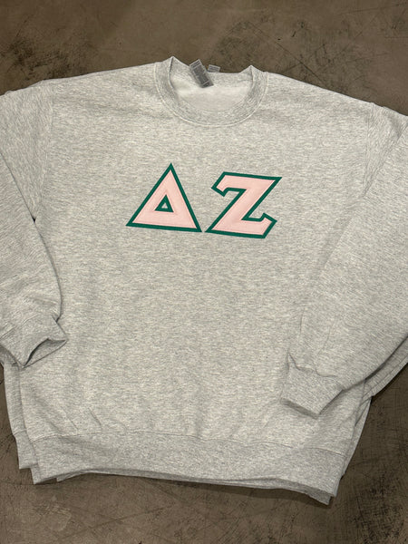 Sorority Classic Stitch Letter Sweatshirt