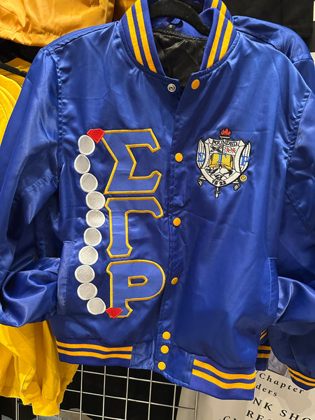 SGRho - R&P Satin Bomber Jacket