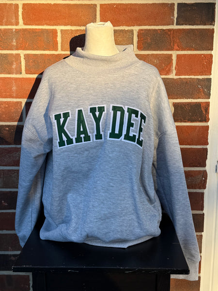 Stitched Mock Neck Sorority Sweatshirts (RTS)