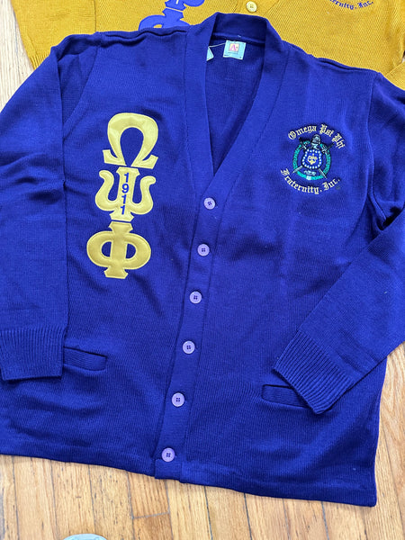 D9 - Omega Psi Phi Cardigan (3 Colors)