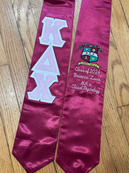 Kappa Delta Chi - Graduation Stole