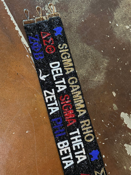 D9 - Sorority Beaded Purse Straps