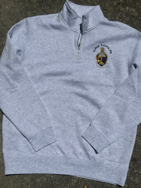 Alpha Kappa Psi - Embroidered 1/4 Zip Pullover