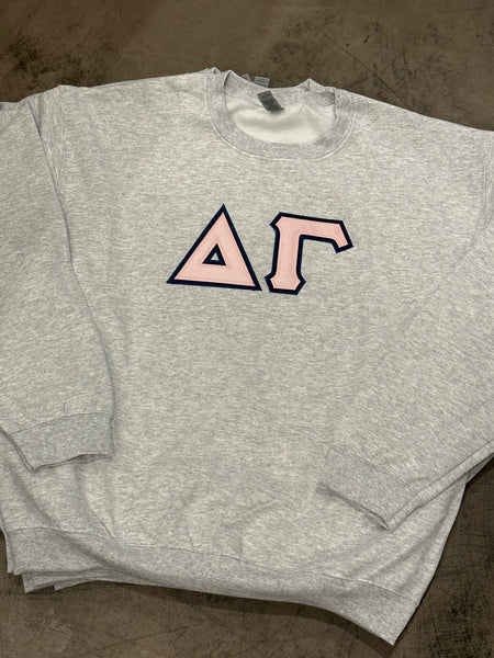 Sorority Classic Stitch Letter Sweatshirt