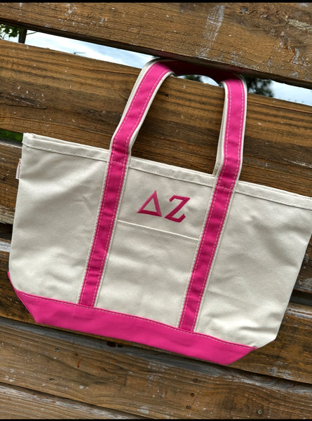 Embroidered Canvas Tote Bags