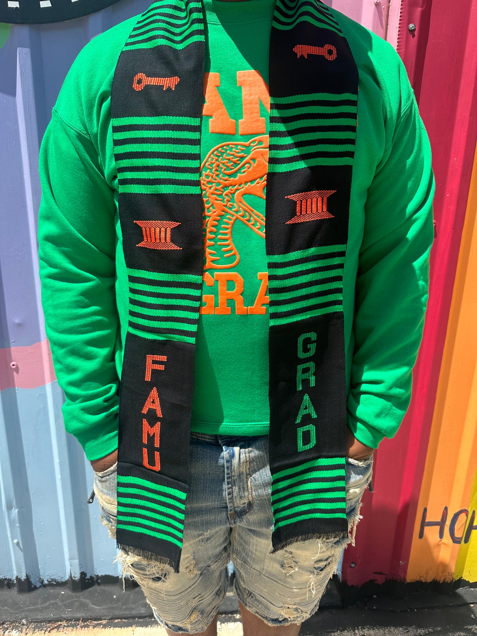 Grad - Kente Cloth Stole (School Edition)