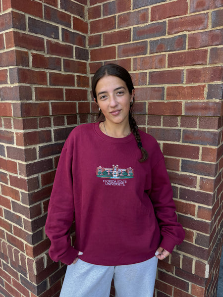 FSU - Campus Embroidered Sweatshirt