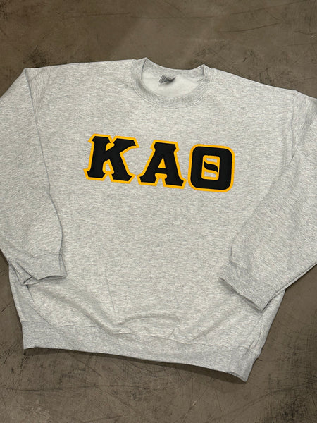 Sorority Classic Stitch Letter Sweatshirt