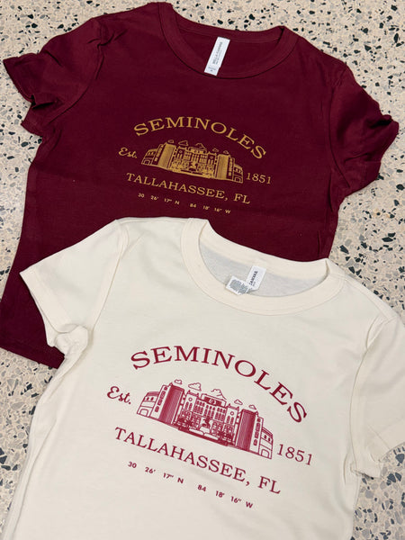 FSU - Coordinates Baby Tee