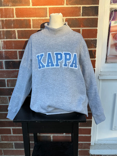 Stitched Mock Neck Sorority Sweatshirts (RTS)