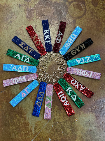 Panhellenic Sorority Keychain Wristlets