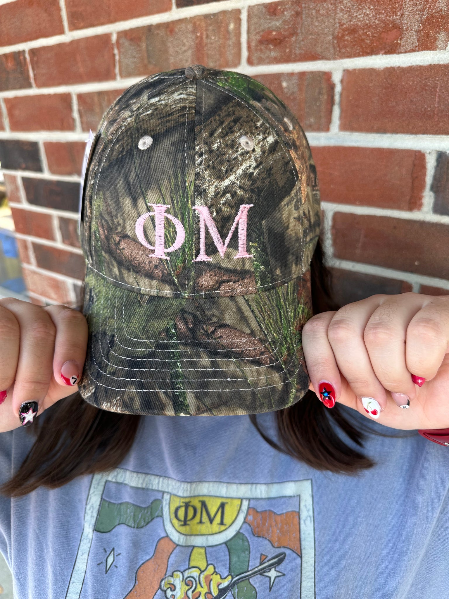 Sorority Camo Embroidered Hat