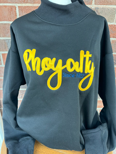 D9 - Rhoyalty Embroidered Mock Neck
