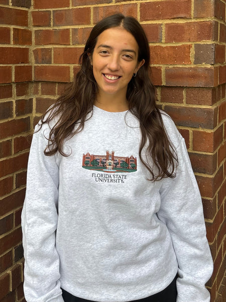 FSU - Campus Embroidered Sweatshirt (2 Colors)