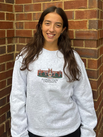 FSU - Campus Embroidered Sweatshirt (2 Colors)