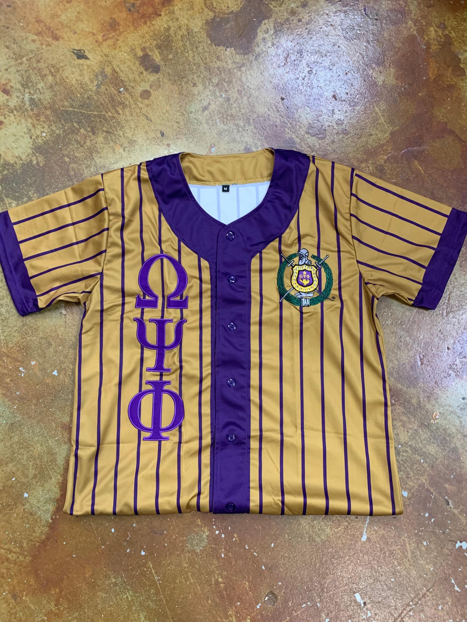 Omega Embroidered Baseball Jerseys - Omega Conclave