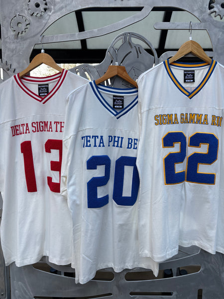 D9 - Sorority Oversize Chenille Jersey Tee