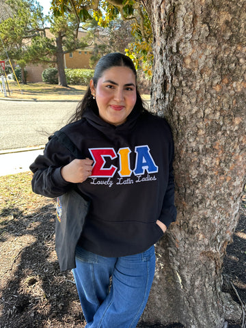 Sigma Iota Alpha - Stitch Letter Apparel