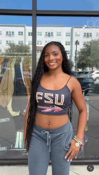 FSU - Black Spagetti Strap Top