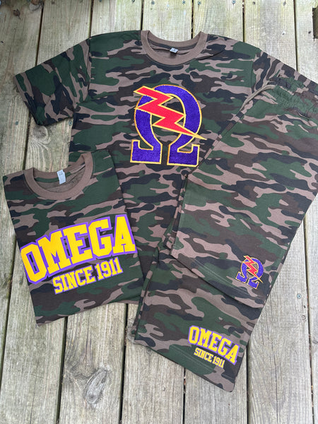 Camo Tee/Sweat Short Set - Omega Conclave