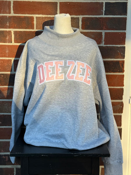 Stitched Mock Neck Sorority Sweatshirts (RTS)