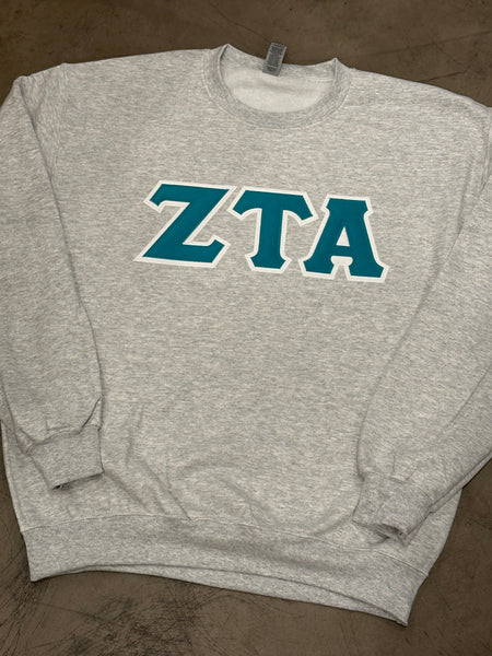 Sorority Classic Stitch Letter Sweatshirt