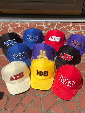 D9 - Chenille Lettered Hats (2 Styles)