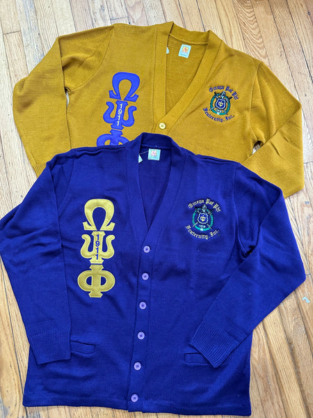 D9 - Omega Psi Phi Cardigan (3 Colors)