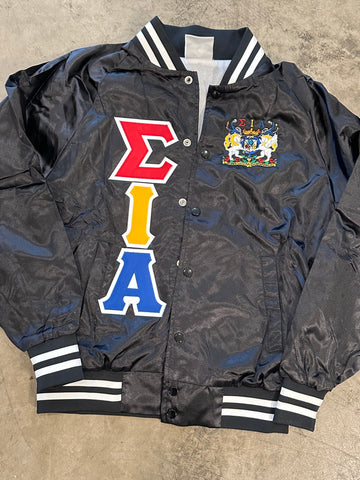 Sigma Iota Alpha Satin Bomber Jackets