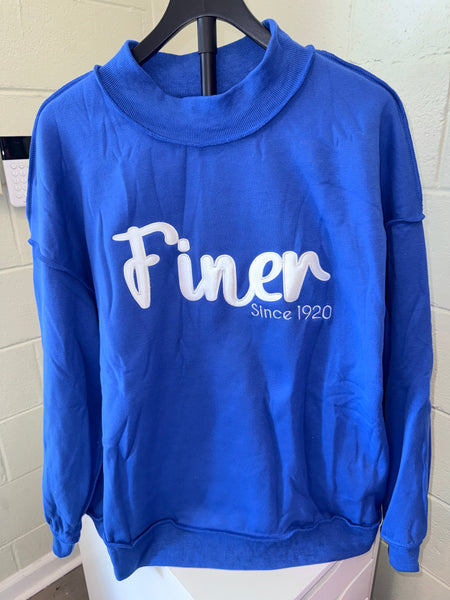 D9 - Finer Embroidered Mock Neck