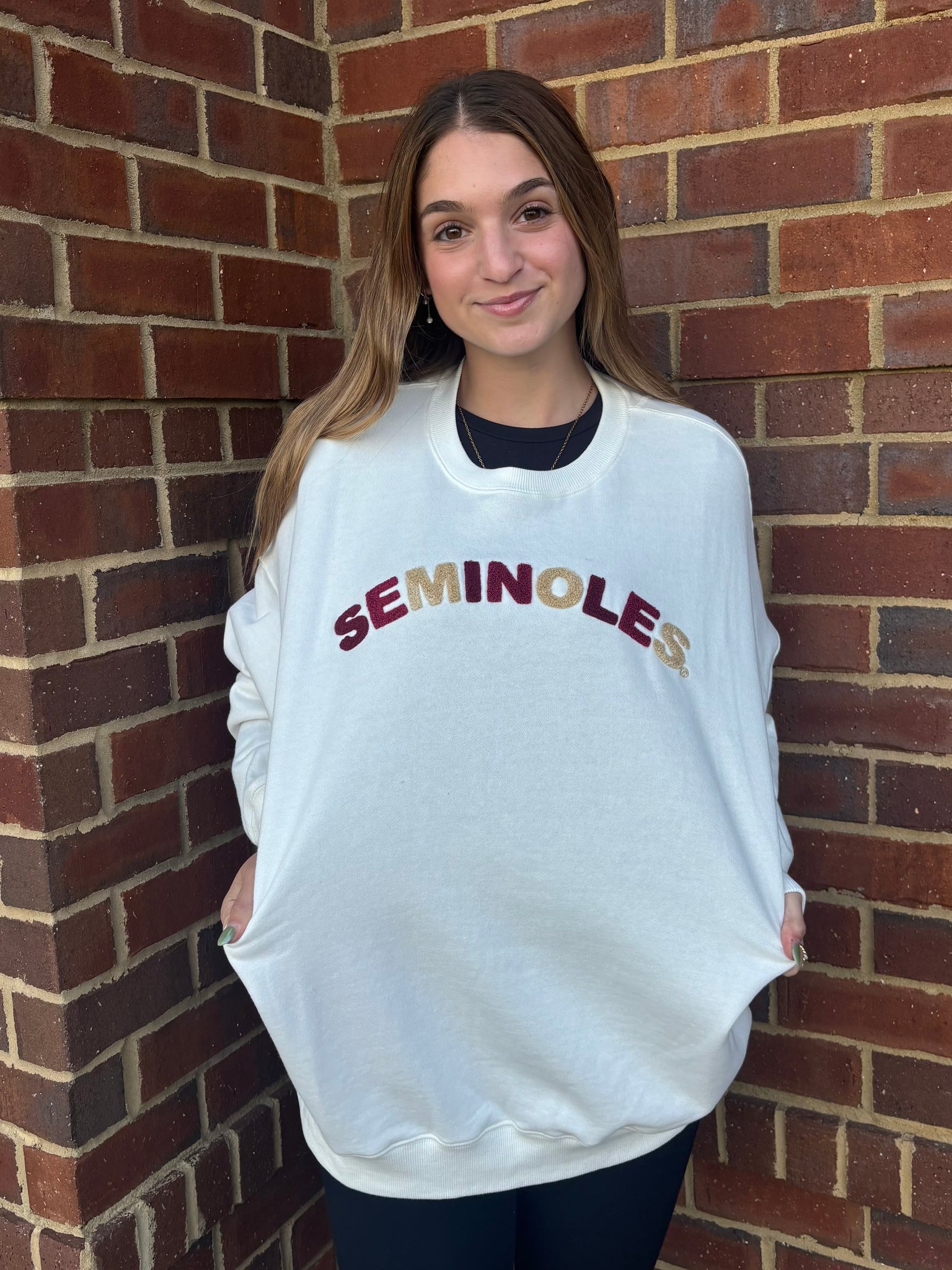 FSU - Chenille Crewneck Sweater