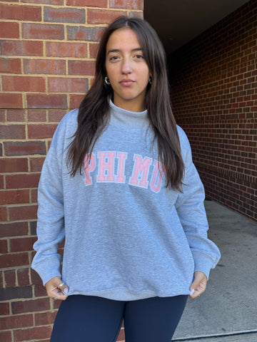 Stitched Mock Neck Sorority Sweatshirts
