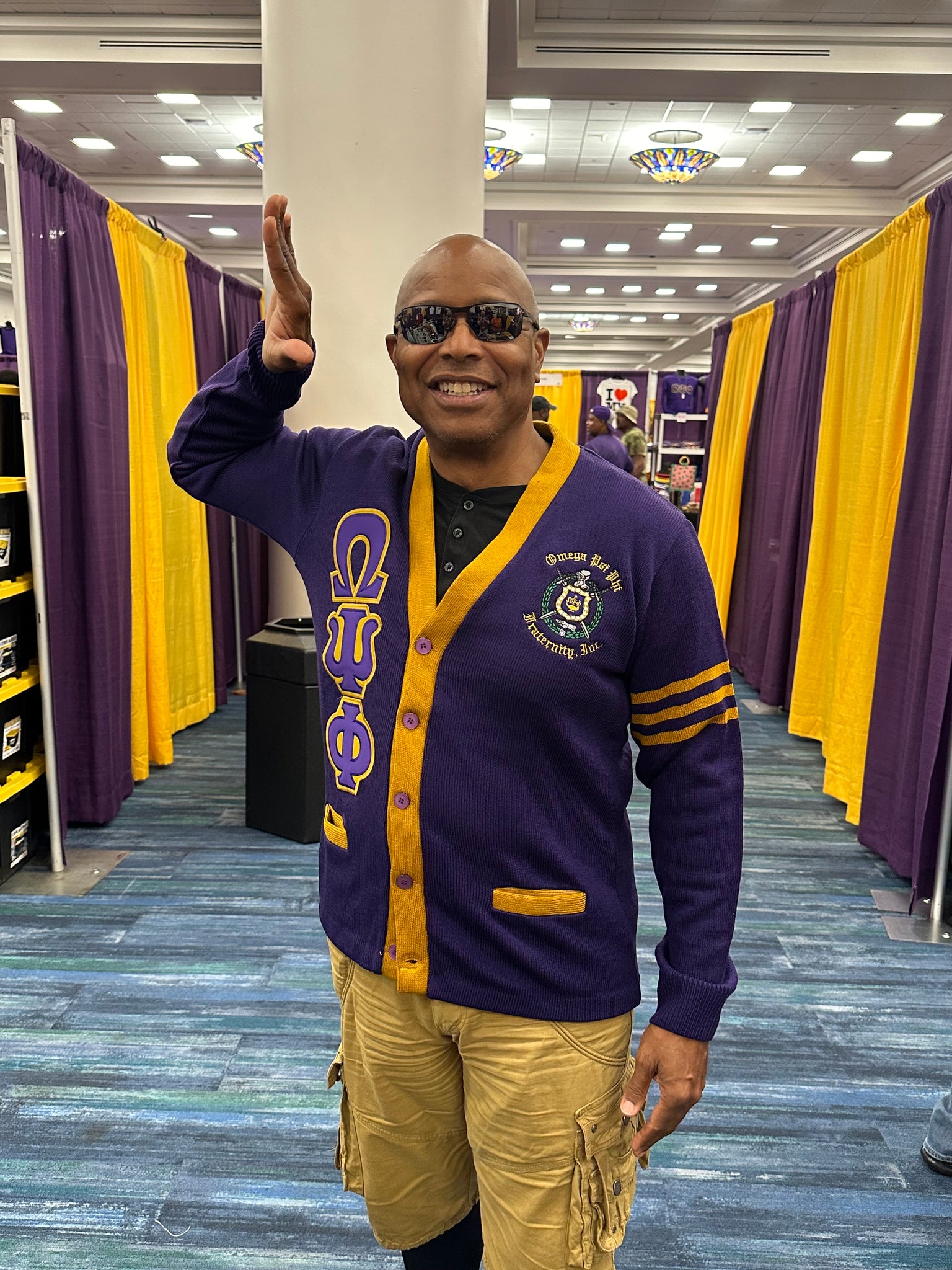 D9 - Omega Psi Phi Cardigan (3 Colors)