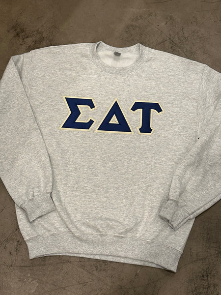 Sorority Classic Stitch Letter Sweatshirt