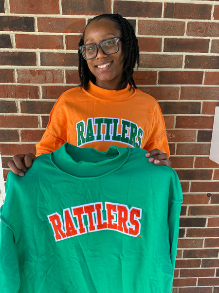 Rattlers - Embroidered Mock Neck (2 Colors)