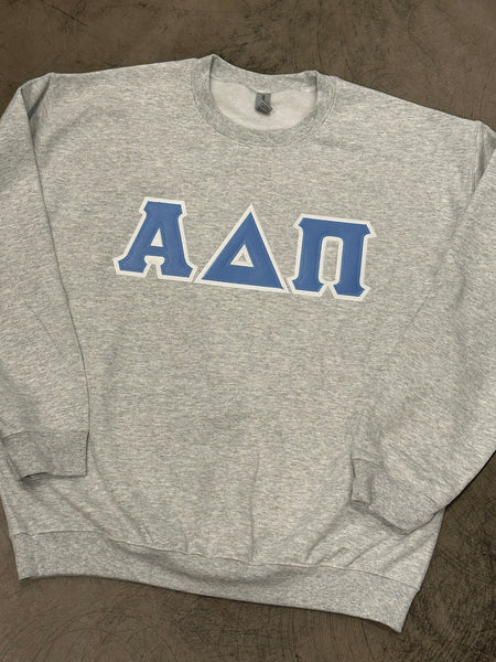 Sorority Classic Stitch Letter Sweatshirt