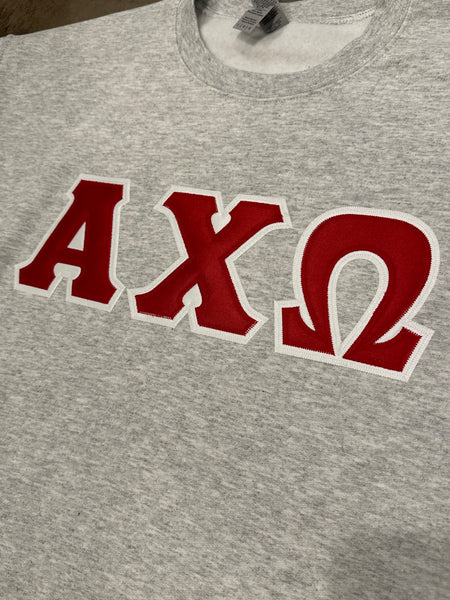 Sorority Classic Stitch Letter Sweatshirt