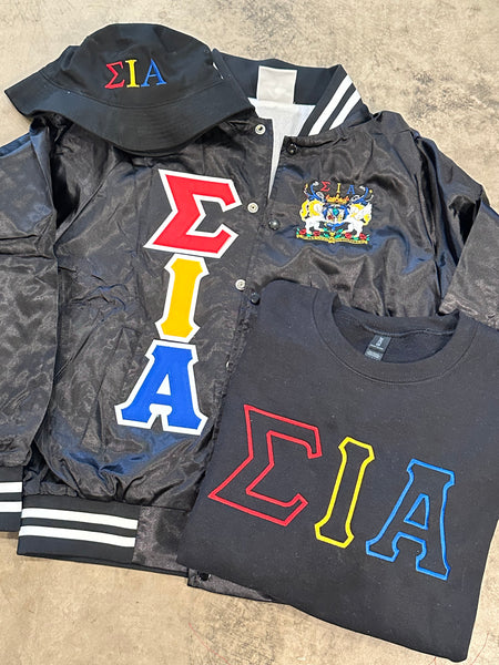 Sigma Iota Alpha Satin Bomber Jackets