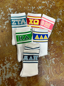 DT - Sorority Woven Crew Socks