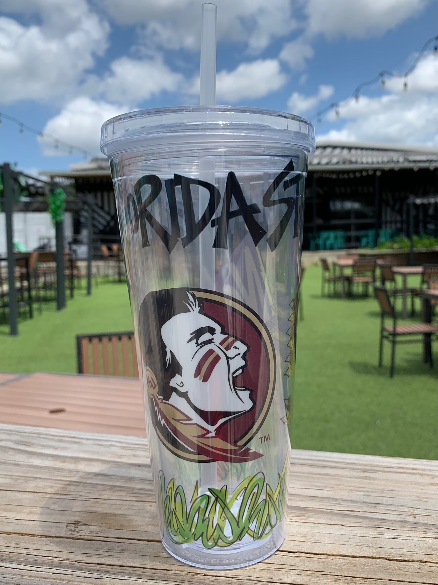 FSU Collage Art Drinkware