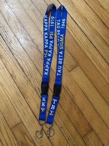 Music & Service Greek Lanyards