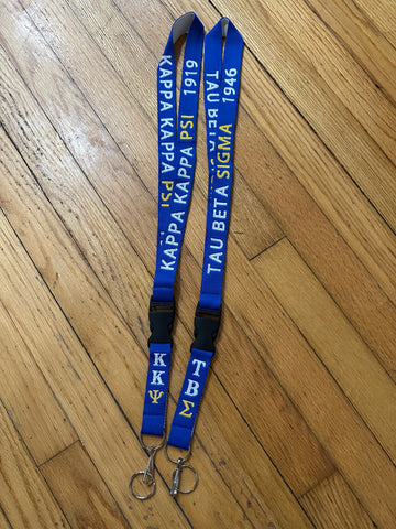 Music & Service Greek Lanyards