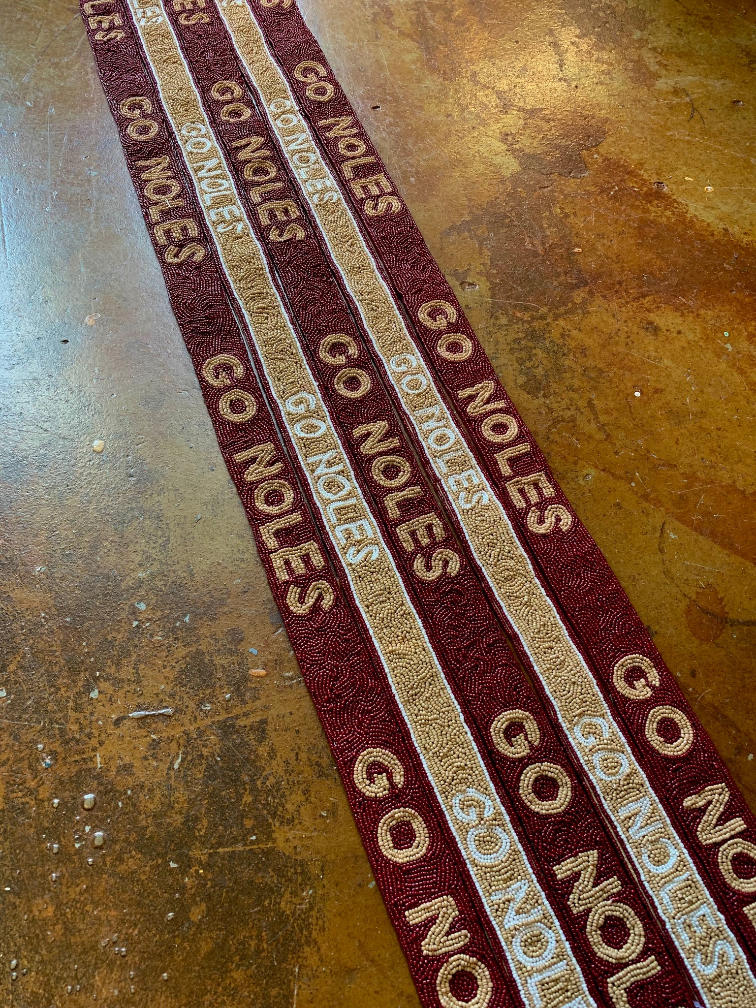 Go NOLES FSU Beaded Purse Strap (Strap Only)