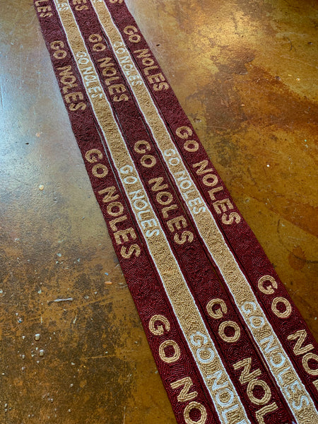 Go NOLES FSU Beaded Purse Strap (Strap Only)