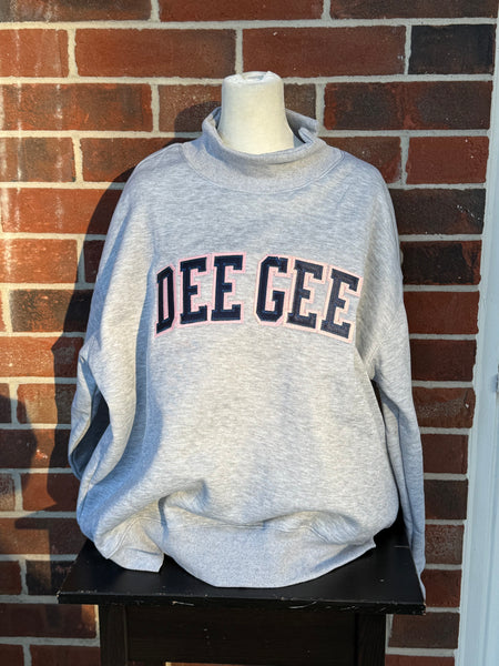 Stitched Mock Neck Sorority Sweatshirts (RTS)