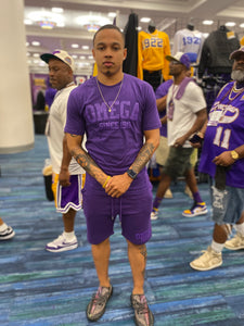 D9 - Fraternity Puff Ink Tee/Sweat Short Set