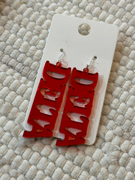 D9 - Delta Acrylic Earrings